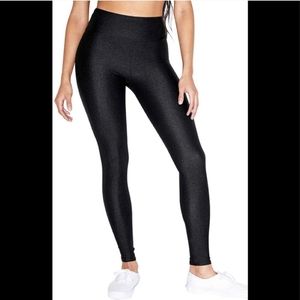 American Apparel Pants | American Apparel Shiny High Waist Leggings